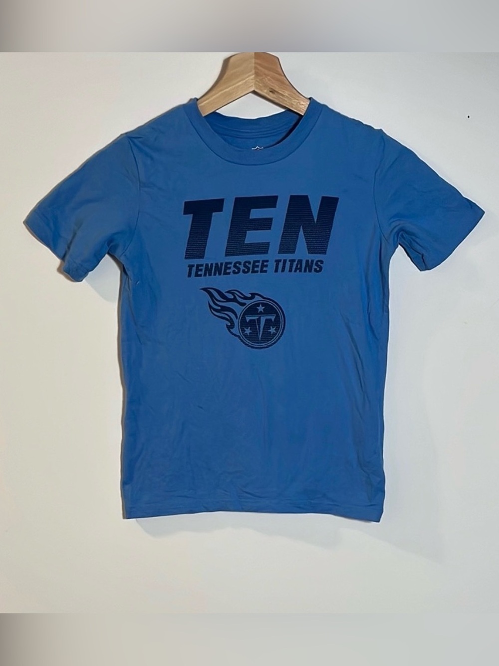 NFL Tennessee Titans Kids (6/7) Blue Short Sleeve T-Shirt